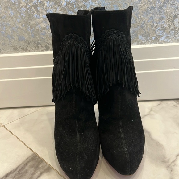Women’s high heels, color black no box size 38 1/2 - Picture 1 of 3